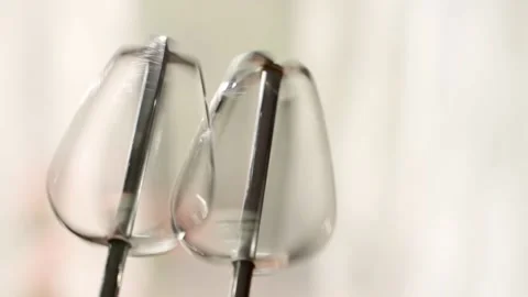 Close-up mixing and whisking attachments of a kitchen mixer spinning. Sun glare Stock Footage 199082641