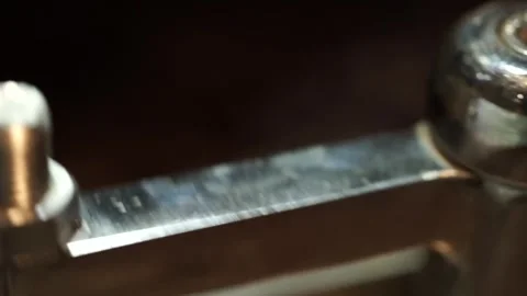 Close up of a mixing shovel Stock Footage 259794246
