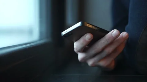 Close up mobile phone and surfing the Internet Stock Footage 58507233