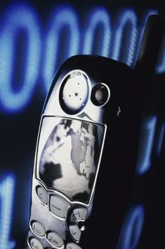 Close up of a mobile phone Foto stock