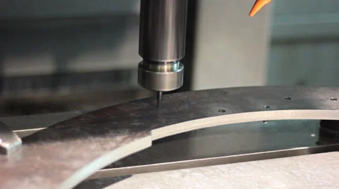 Close-up Mock-up Engraving Machine Stock Footage 60236140