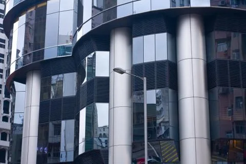 Close up of modern building Stock Photos