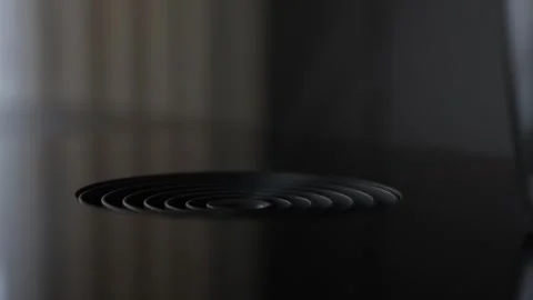 Close Up Of Modern Integrated Downdraft Vent In Minimalist Kitchen Stock Footage 339046874