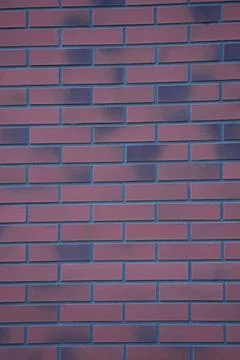 Close-up of modern red brickwork 写真素材