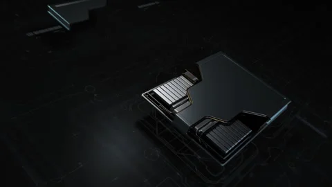 Close up of modular lithium battery pack assembly. Video stock 328834959