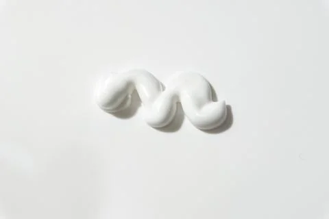 Close up of moisturizer  cream wavy Pattern Foto stock