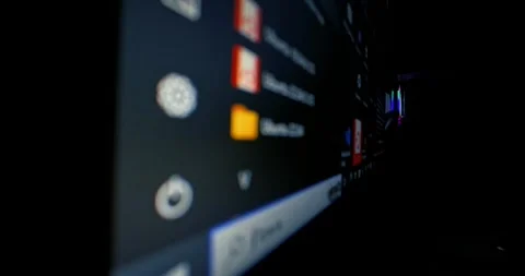 Close-up of monitor screen with coding. Stock Footage 301270147