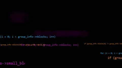 Close up of monitor screen with developing programming and coding technologies Stock Footage 164904307