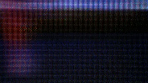 Close-up of the Monitor's Pixels Stock Footage 103855616