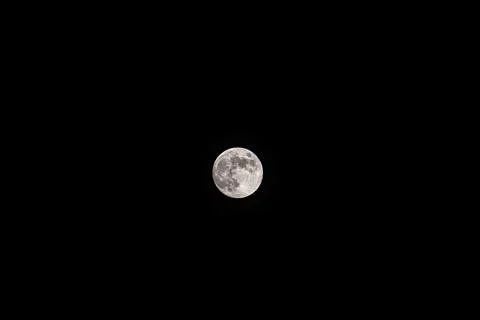 Close-up of the moon in a clear sky Stock Photos