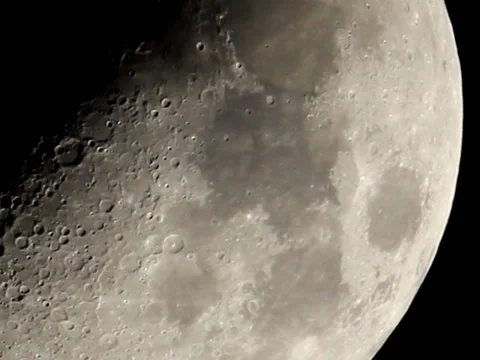 Close-up of the Moon 库存影片 926061