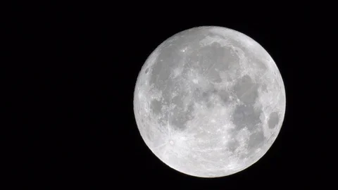 Close up of the moon Stock Footage 94304062