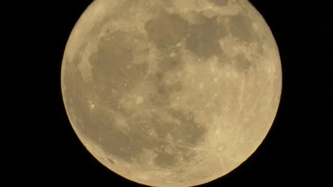 Close Up of Moon Stock Footage 134410529