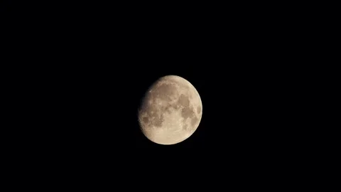Close up of the Moon Stock Footage 244960620