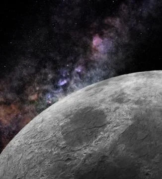 Close to the moon Stock Photos