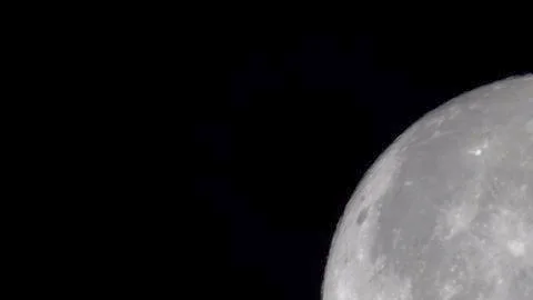 Close up of the moon Stock Photos