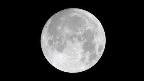 Close up of the moon Stock Photos