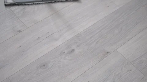 Close-up of mopping with a rag and mop. Stock Footage 244459452