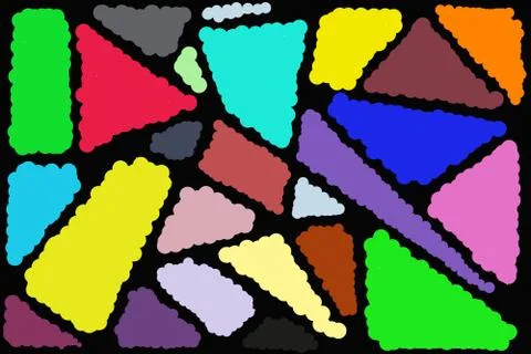 Close Up Mosaic Background Illustrazione stock