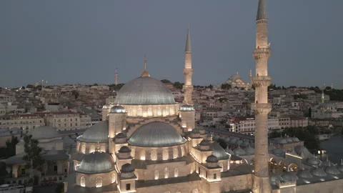 Close up Mosque sunrise Stock Footage 312533406