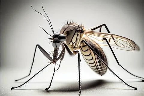 A close up of a mosquito Illustrazione stock