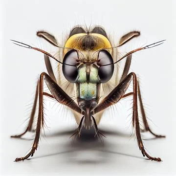 A close up of a mosquito Illustrazione stock