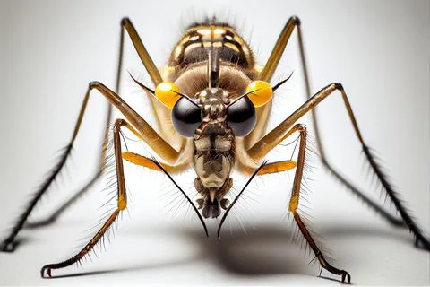 A close up of a mosquito Illustrazione stock