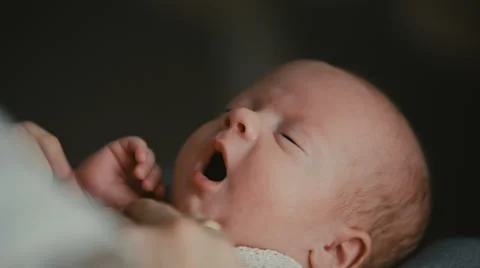 Close Up Mother holding Newborn baby Stock Footage 59162007