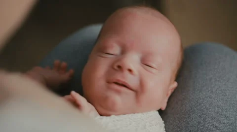 Close Up Mother holding Newborn baby Stock Footage 59162036