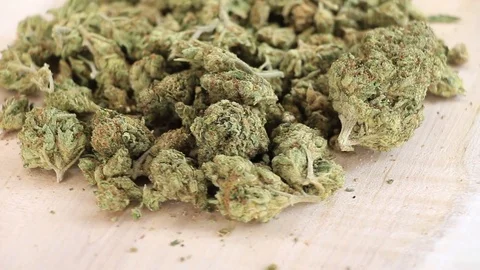 Close up motion of Cannabis Video stock 92956838