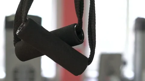 Close up motion of the simulator's handle. Slowly Vídeo Stock 60359444