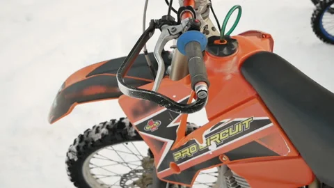 Close up motorcycle Stockbeeldmateriaal 166561757