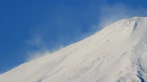 Close up Mount Fuji Japan 库存影片 45818880