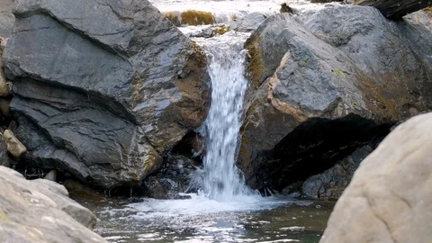 Close up of mountai stream Stock Footage 121175105