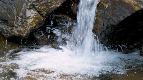Close up of mountai stream Stock Footage 121175409