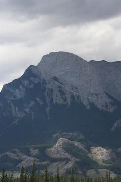 A Close up of a Mountain. Stock Photos