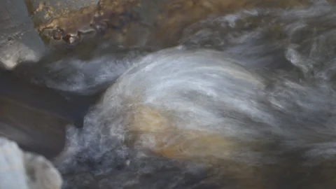 Close-up of a mountain river. Stock Footage 142893018