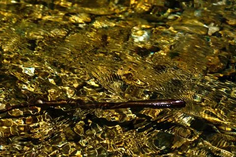 Close up mountain river water Stock Photos