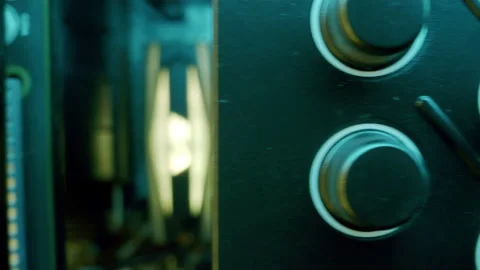 Close-up moving macro shot of the cooler and the heatsink in gaming computer Stock Footage 202652590