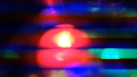 Close-up Of Moving Red, Blue, and Green Lights Stock Footage 149365416