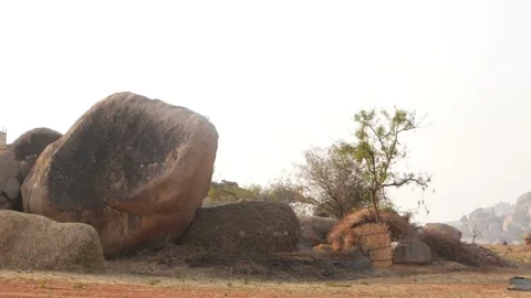Close moving shot of large rocks, Large rocks footage Stock-Footage 151945163