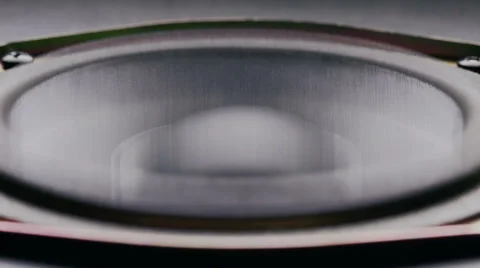 Close-up at moving sub-woofer. 스톡 동영상 40272317