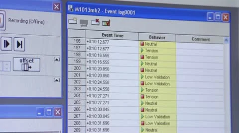 Close up of MRI computer data - vintage Stock Footage 20449383