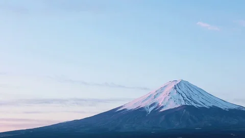 Close up of Mt. Fuji Stock Footage 81286622