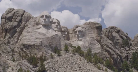 Close up Mt. Rushmore Stock Footage 40770675