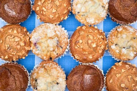Close up of muffins Stock Photos