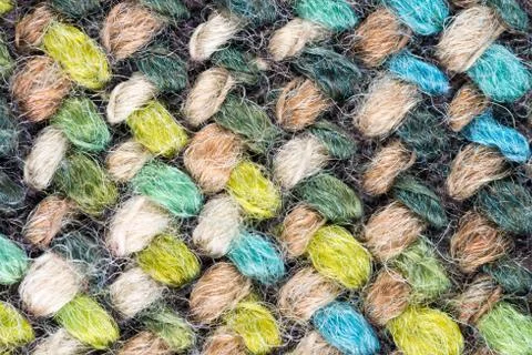 Close-Up of a  multi colored fabric pattern for background purp Stock Photos