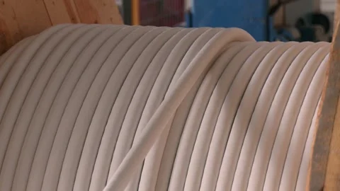 Close Up of Multi-Conductor Electrical Cable. Video stock 316517255