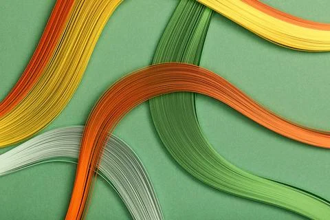 Close multicolored bright abstract lines Stock Illustration