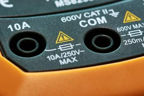 Close up of multimeter, macro. Stock Photos